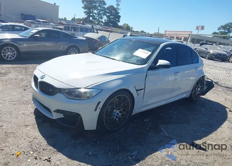 2017 BMW M3 from USA, damaged, VIN WBS8M9C50H5G42313